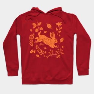 Cottagecore Wild Hare Rabbit Hoodie